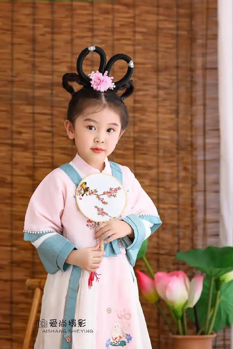 古风小美女#儿童摄影  - 抖音