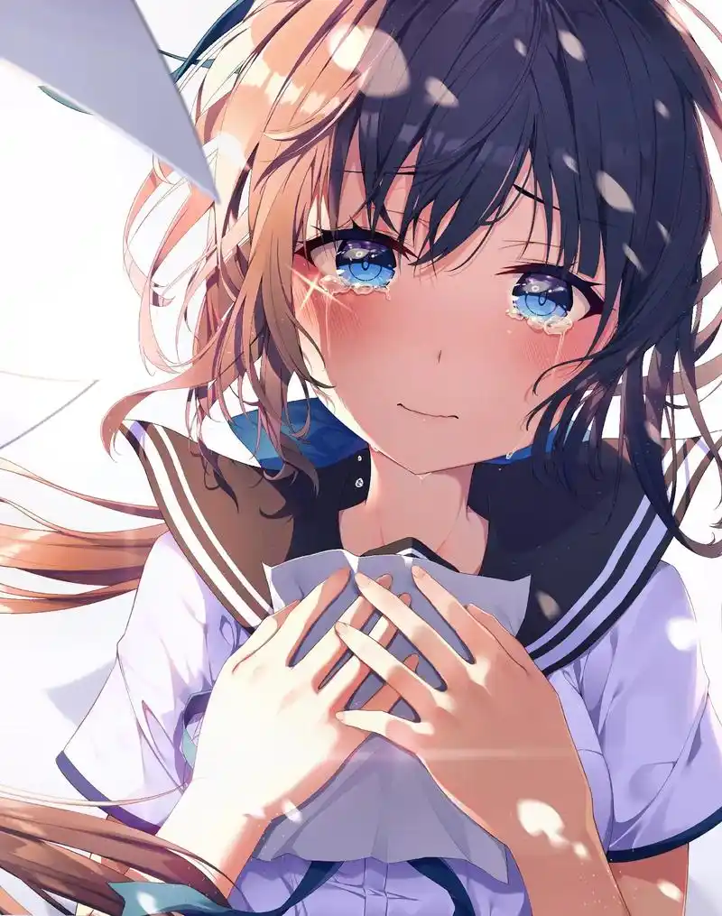 主题哭泣#手机壁纸 #动漫壁纸  - 抖音