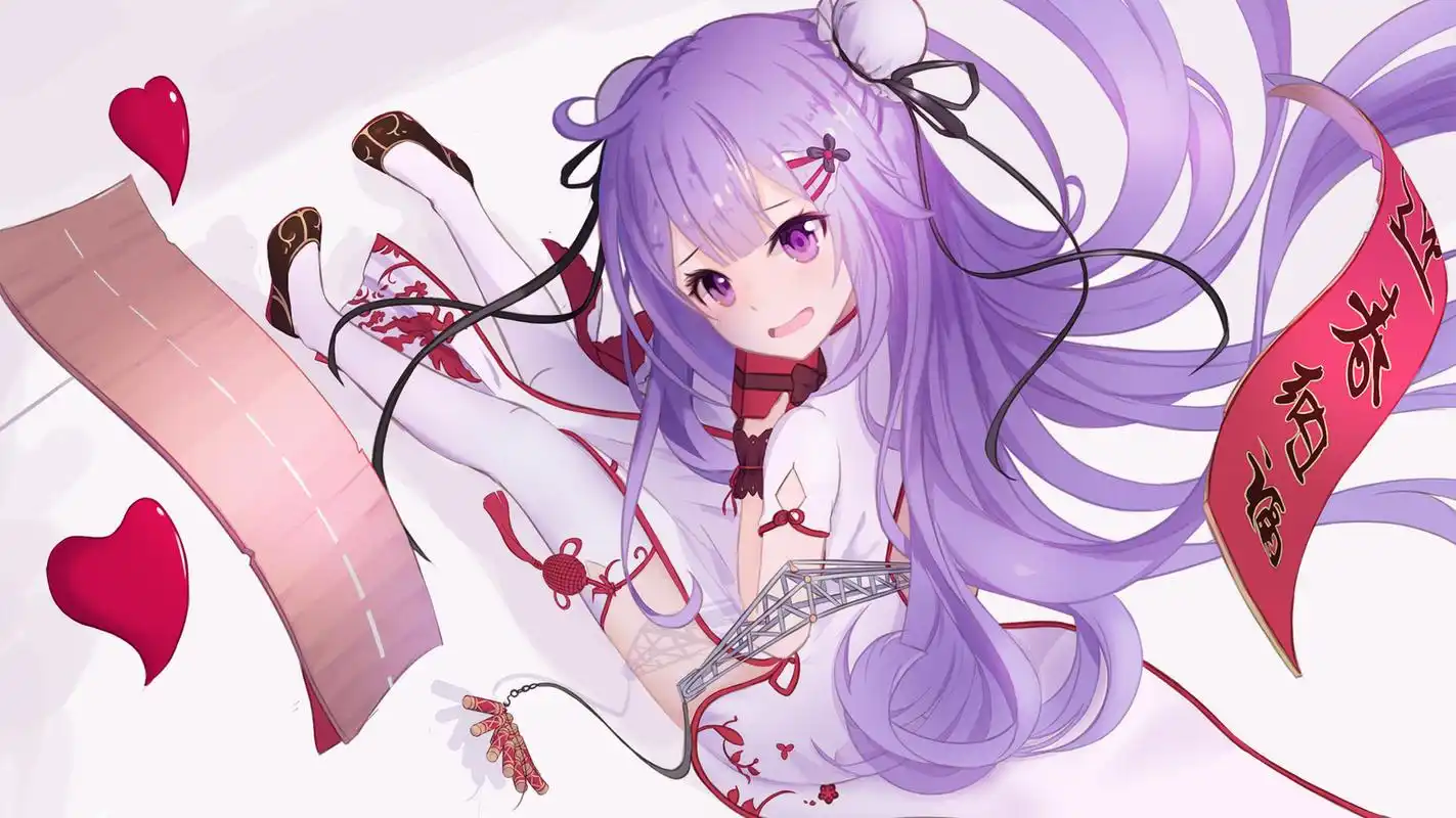 紫色系浪漫唯美!#高清动漫壁纸