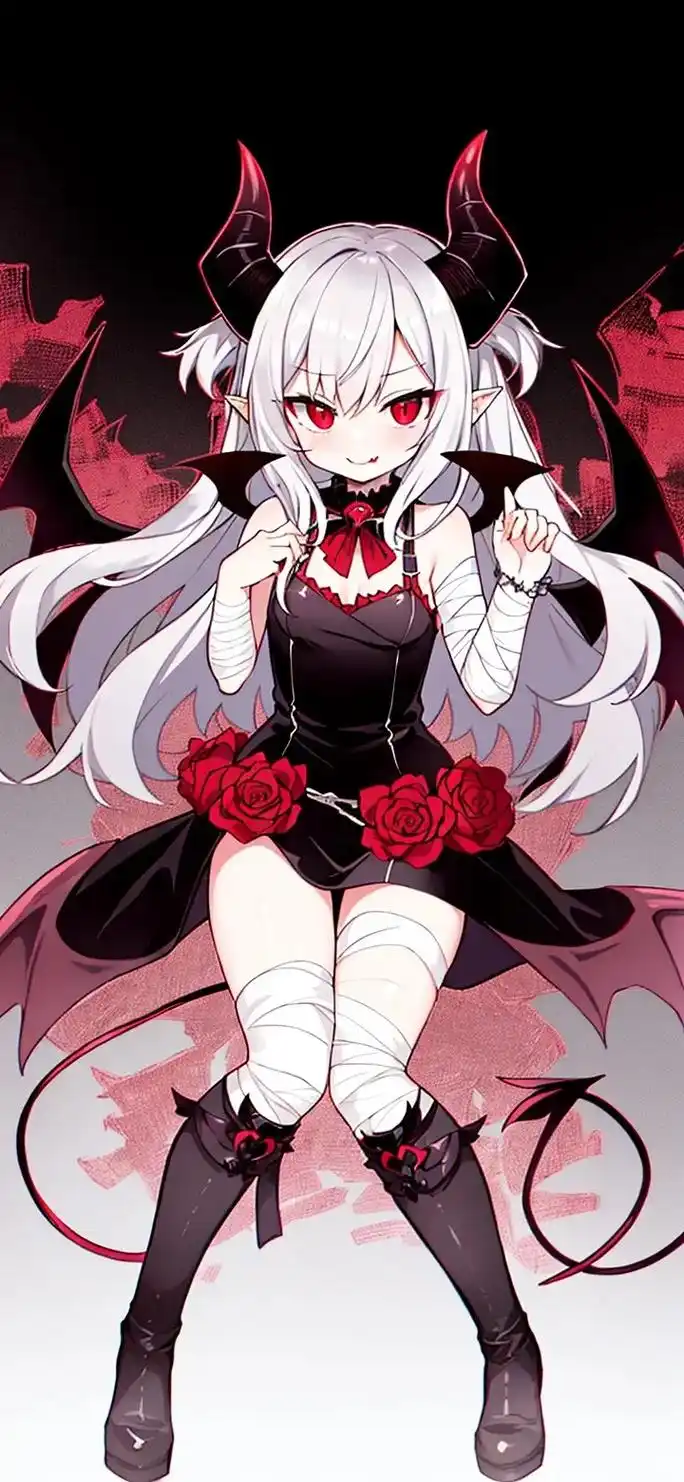 小恶魔战损版.#二次元 #动漫 #萝莉 #壁纸 - 抖音