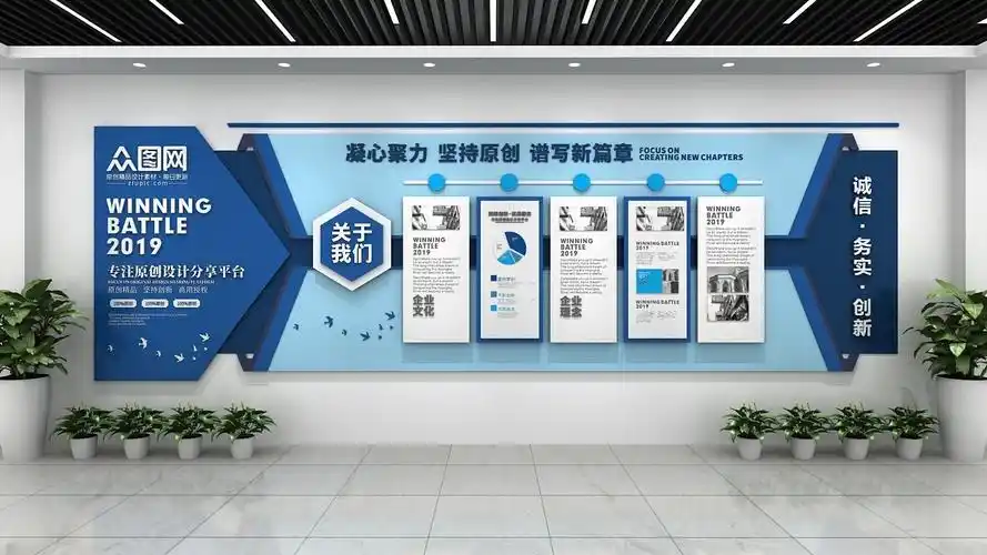 励维展示企业展厅文化墙部分怎么设计