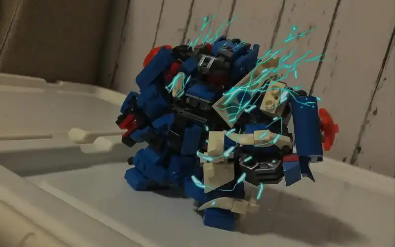 乐高机甲moc,q版机甲,有两种形态