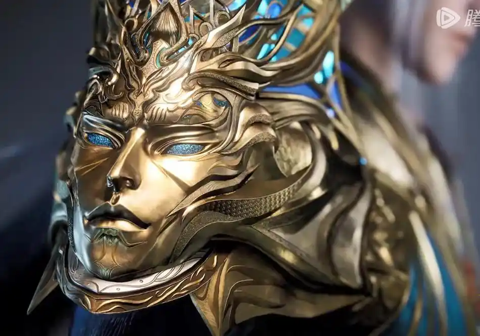 唐三双神共存神装,海神八翼被染红,手执两大神器,正脸很像小舞