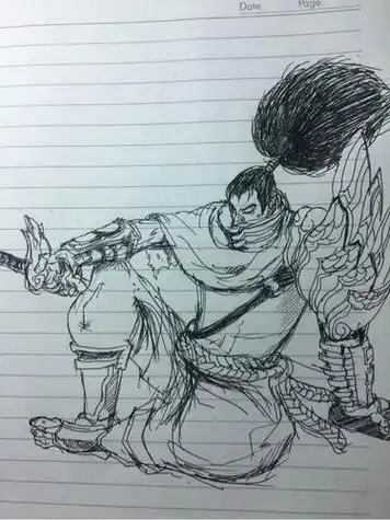 疾风亚索简笔画英雄联盟亚索简笔画下载亚索简笔画6亚索简笔画q版亚索