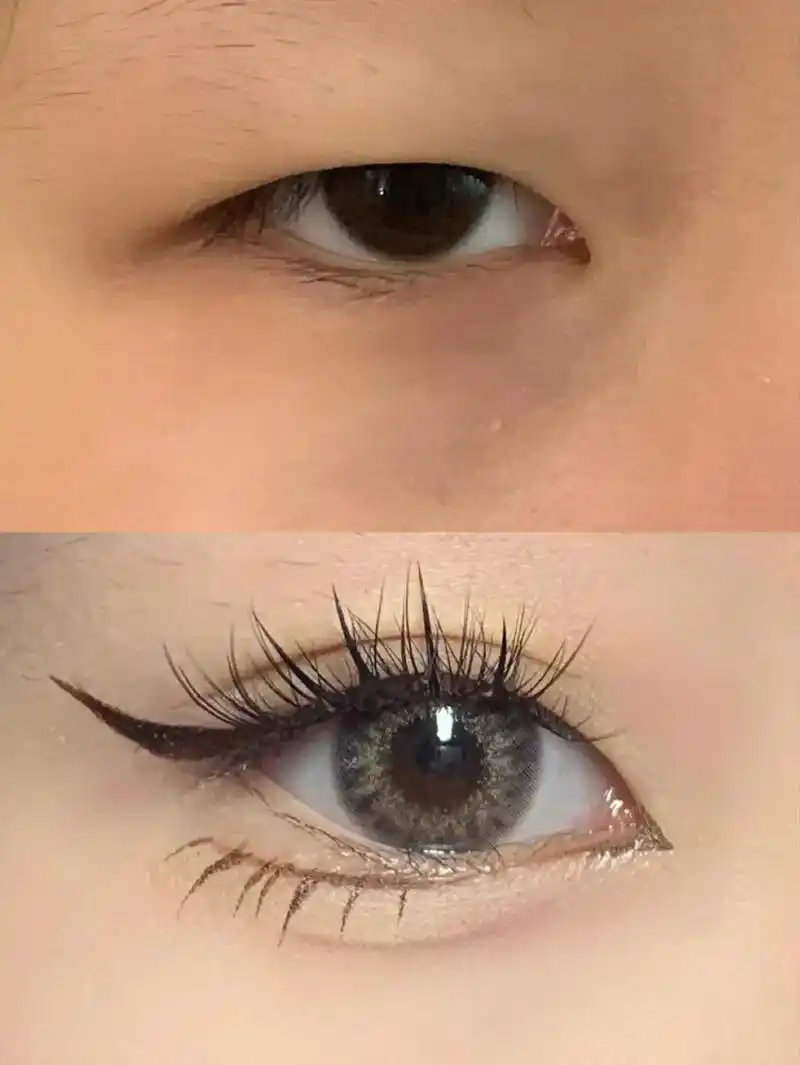 单眼皮肿眼泡双眼皮贴手把手教程 新手入.