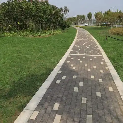 道路环境陶瓷透水砖效果图