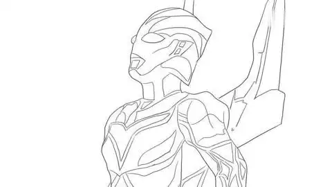 三分钟简笔画,教你学会画帅气的诺亚奥特曼