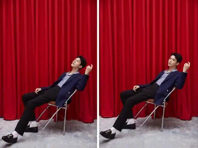 浓颜系帅哥龚俊 春日"蓝"朋友的美好模样