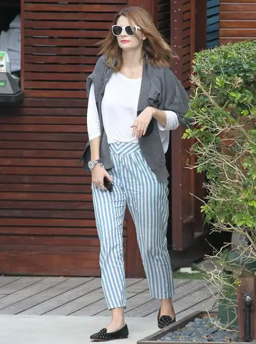 欧美明星街拍让冬装来得更闪耀一点