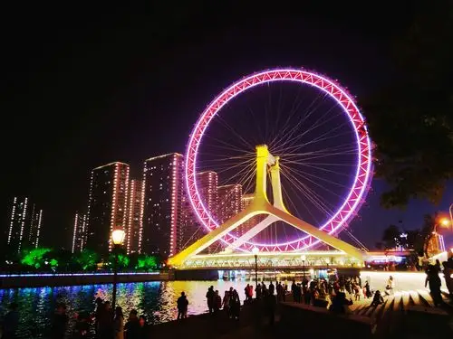 夜拍天津之眼