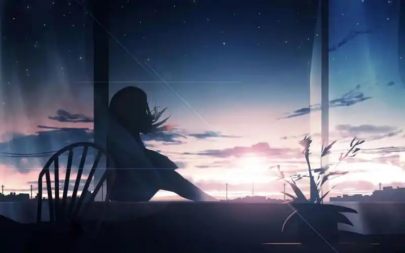 回车桌面>电脑壁纸>动漫卡通>动漫人物>动漫世界中的孤独背影> 查看