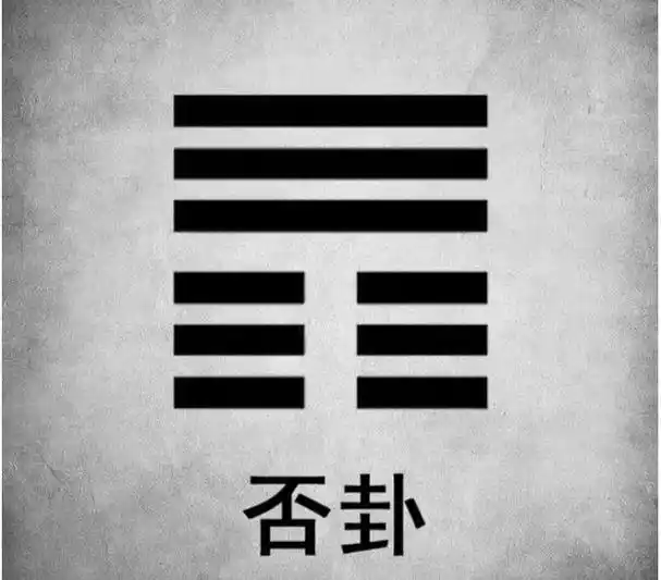 天地否.阴阳阻隔,万物不生,否卦卦象是下单卦为坤,为地;上单 - 抖音