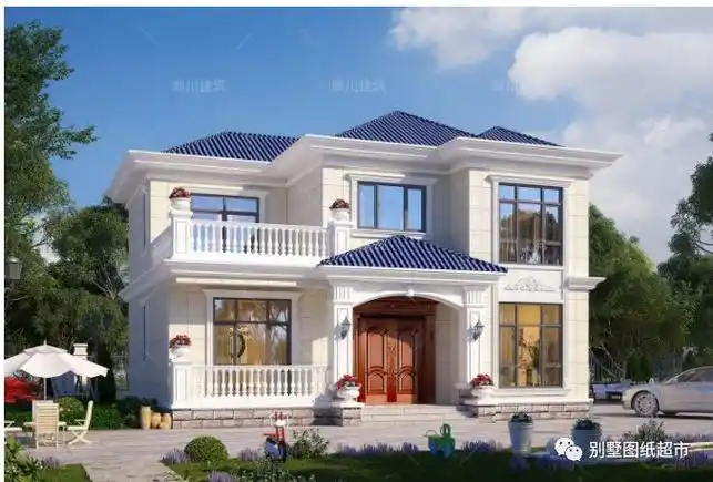 欧式二层带露台实用别墅