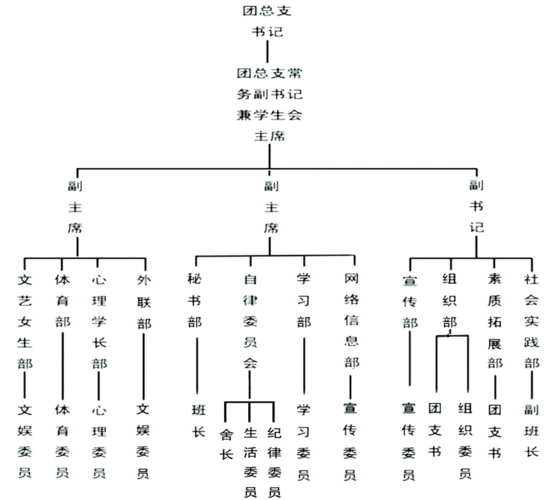 会计系团总支学生会组织各部门简介及架构图