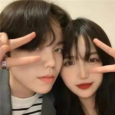 宠溺超甜的幸福情头 清纯真人甜死人的情头合集_情侣头像_美头网