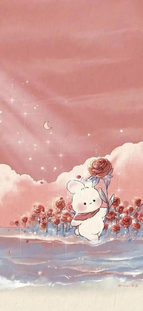 少女心壁纸 cr:honey果酱 - 堆糖,美图壁纸兴趣社区