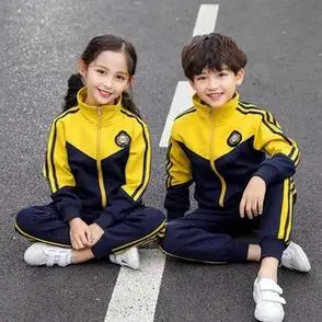 小学生校服套装学院风纯棉红色儿童英伦运动班服幼儿园园服春秋装