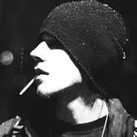 个性头像分手那天我学会了吸烟男生颓废灰色黑白吸烟男生吸烟动漫头像