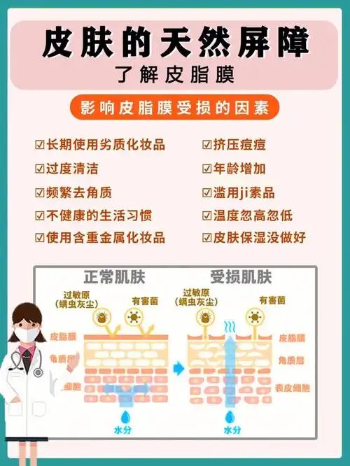 呵护皮肤健康从保护皮脂膜开始
