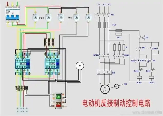 三相四线制零线带电的原因实用电动机控制电路接线图
