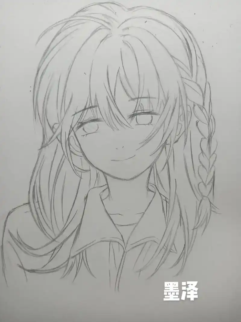 偷偷藏不住 #动漫人物绘画 #桑稚#临摹#手绘 - 抖音