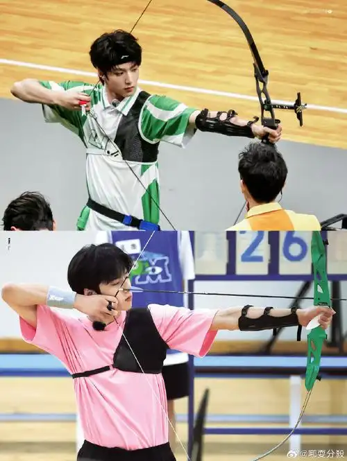 张真源|严浩翔|贺峻霖  #tf家族运动会射箭神图##tf家族运动会