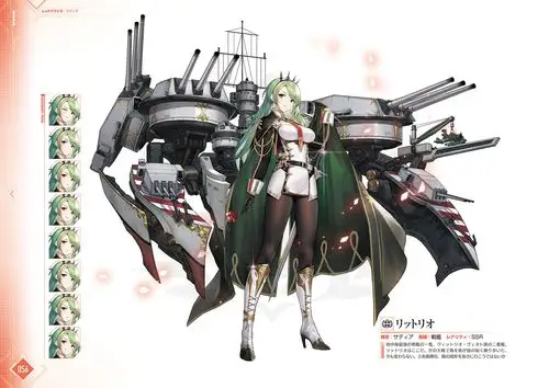 碧蓝航线二周年画集舰娘原画分享5