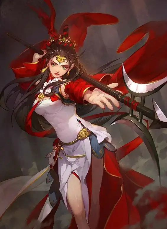 114谁说女子不如男二次元霸气十足的古风女将军组图来袭