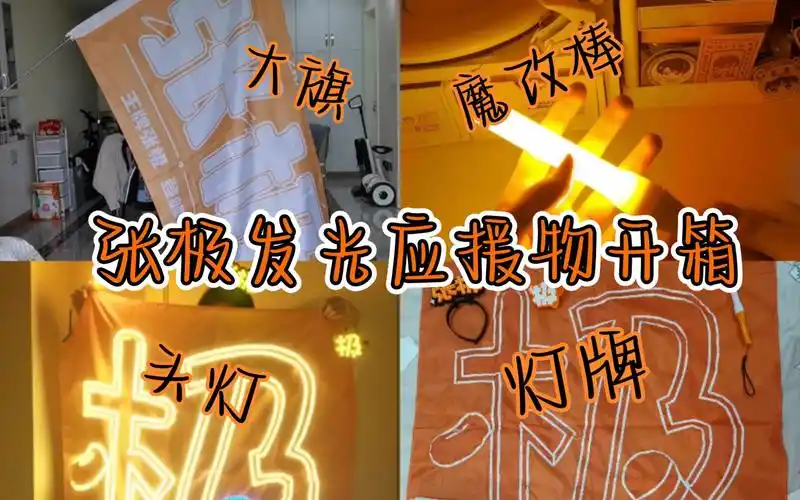 【张极发光应援物开箱】极丝演唱会必备!