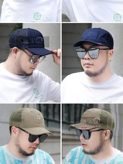 冒孑帽子男大脸显瘦头大脸大的帽子大头围棒球帽大码鸭舌帽大号适合