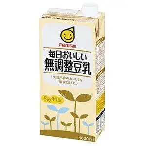 日本进口 marusan 丸三原味纯豆奶无调整每日美味豆乳1000ml 9月
