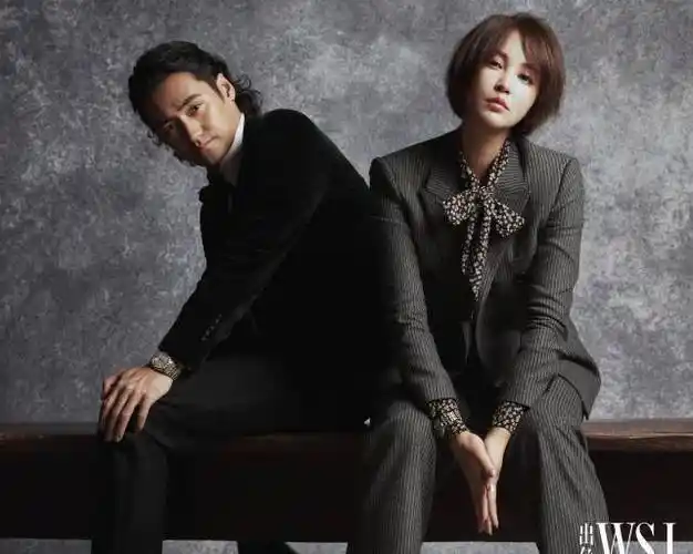 原创袁弘张歆艺合体拍时尚大片复古暗黑风优雅高级二姐身材恢复纤细