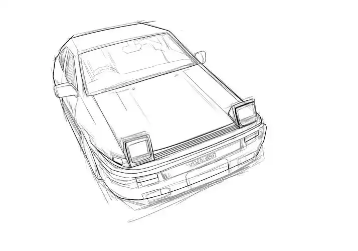 ae86(插画习作小过程)