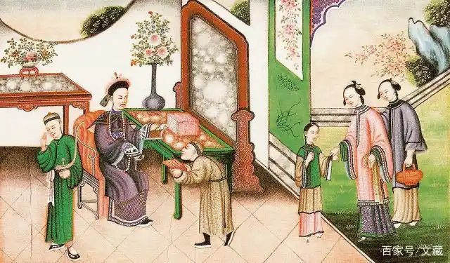 外销画中的岭南社会风俗:行商生活