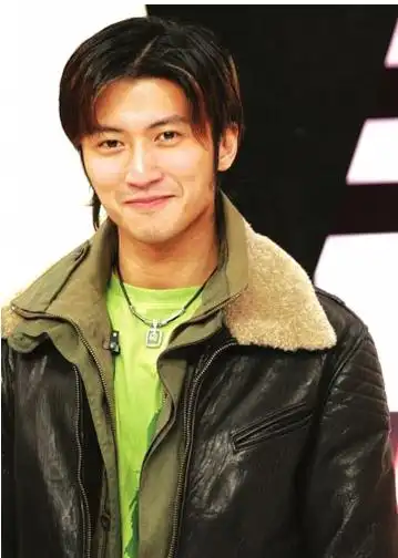 谢霆锋三七分长发发型_发型图片