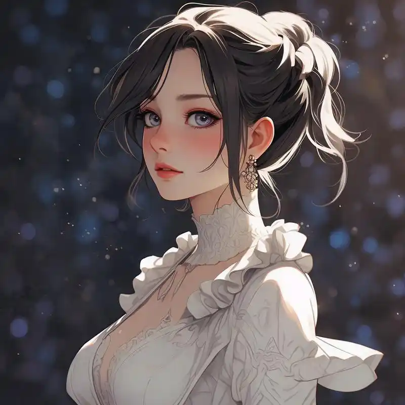 96动漫手绘高级女生头像78