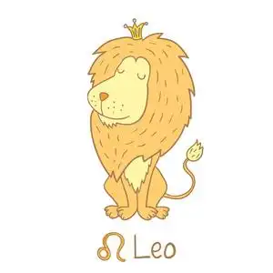 狮子座卡通图片-狮子座卡通素材-狮子座卡通插画-摄图新视界