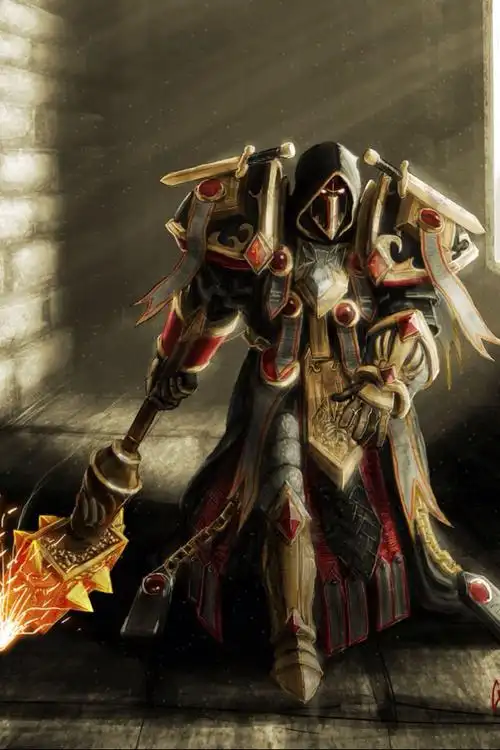 谁有好看的圣骑士手机壁纸?高清的那种.