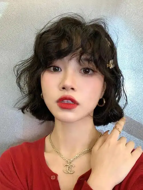 泰安接发烫发染发造型  #女生发型参考  #泰安烫发  #短发烫发