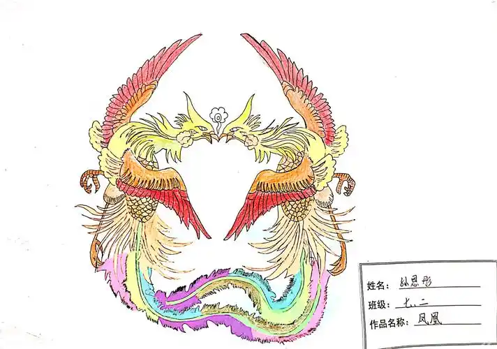 七年级举办"轴对称图形"设计大赛