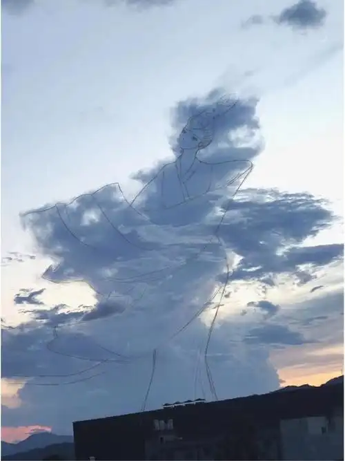 我好像在云朵里看到了正在跳舞的仙女姐姐