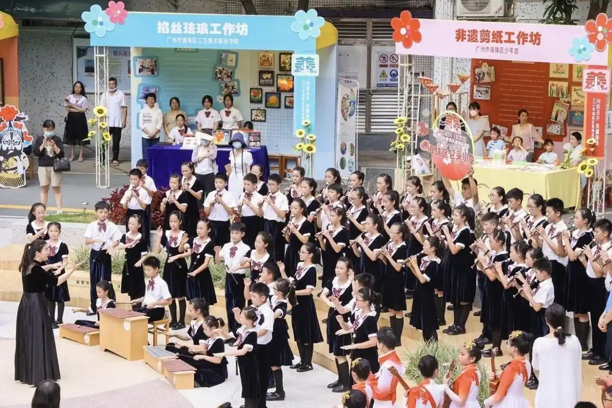 近千名青少年登台展演,"非遗 美育"秀出浓浓岭南味