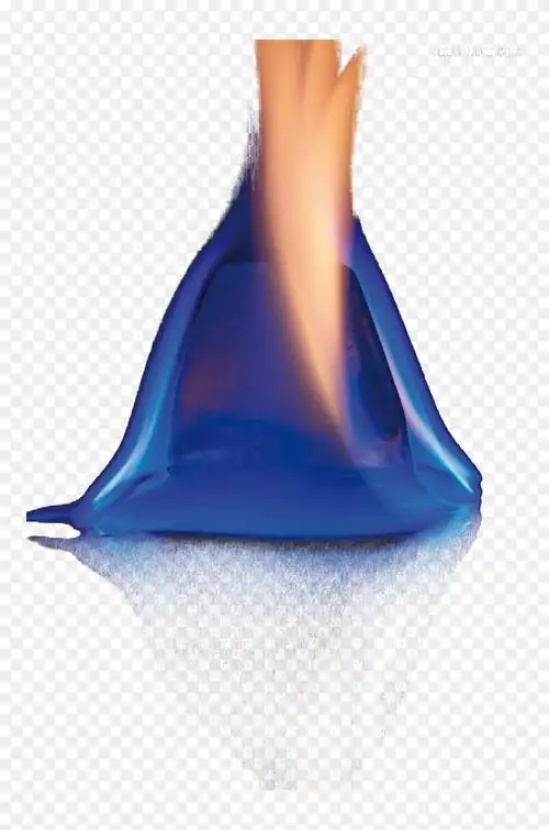 液态水颈-蓝色冰上燃烧的火焰png图片素材免费下载_图片编号551396-pn