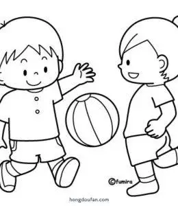 体育课 | 红豆饭小学生简笔画大全