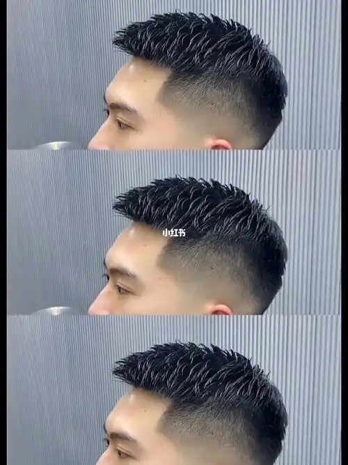 男士短发飞机头