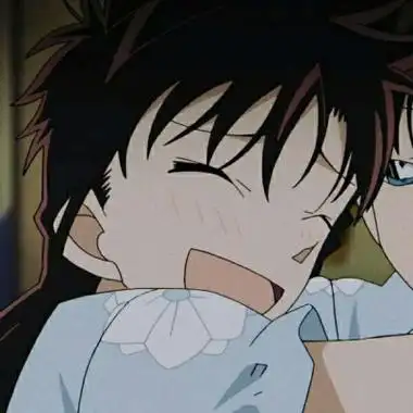 新兰情头一对两张 毛利兰和工藤新一的情侣头像