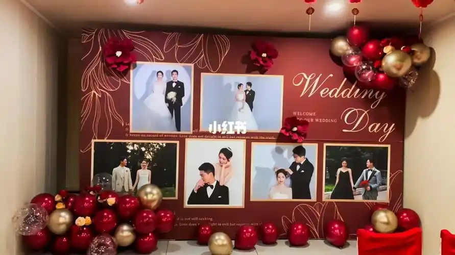 新款婚礼照片墙