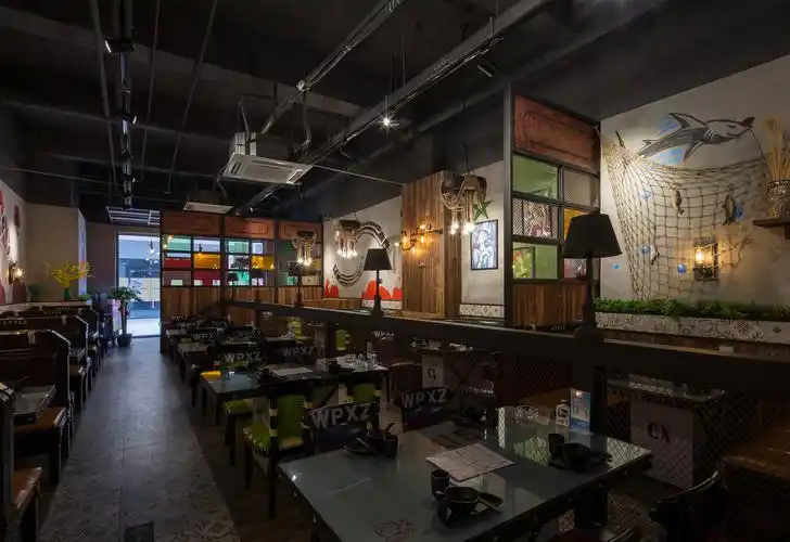 唯美圣诞主题餐厅布置图_齐家网装修效果图