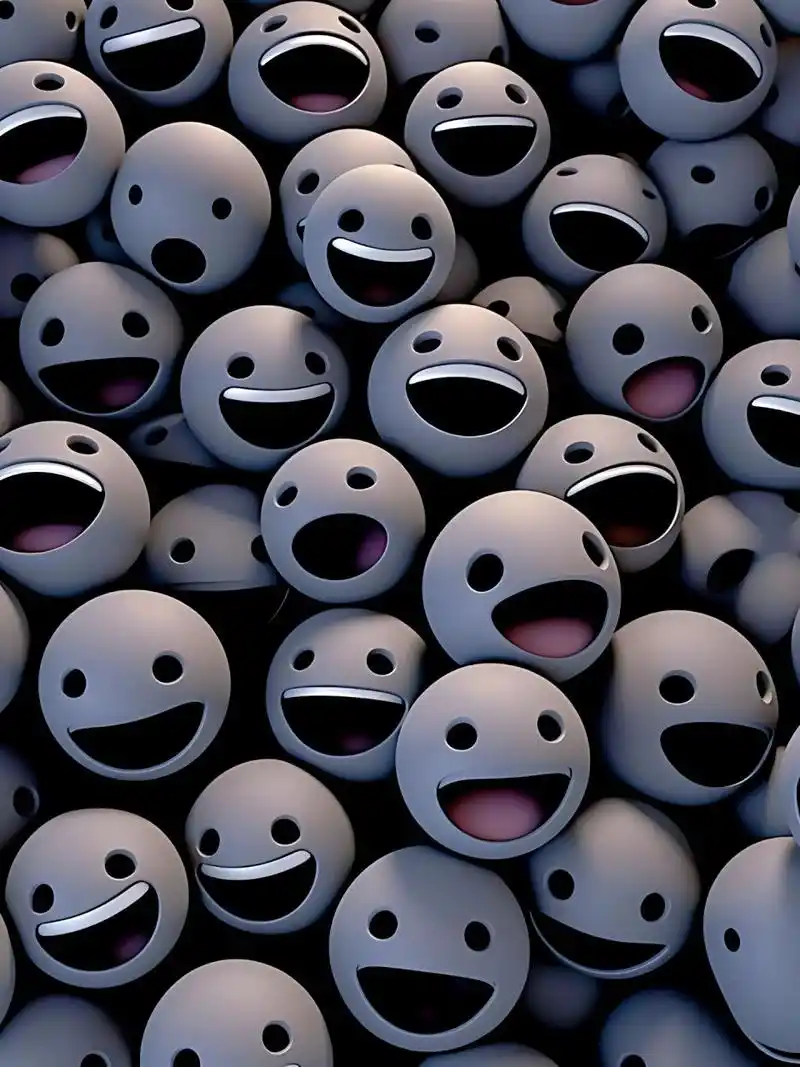 5.4k超清壁纸|超治愈笑脸表情 13 3d壁纸