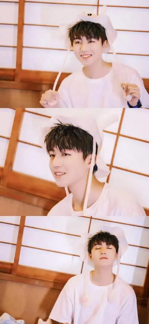 王俊凯壁纸三格拼接高清原图 阳光帅气